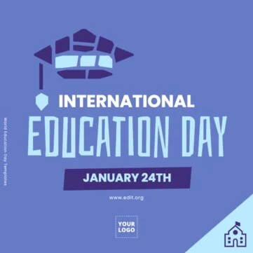 Edit an Education Day flyer