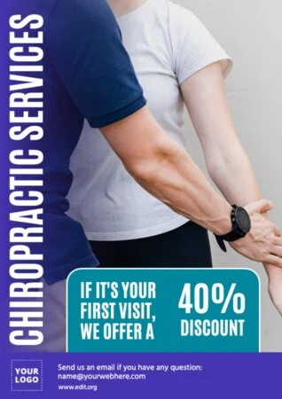 Modifica un design per i tuoi servizi di chiropratica