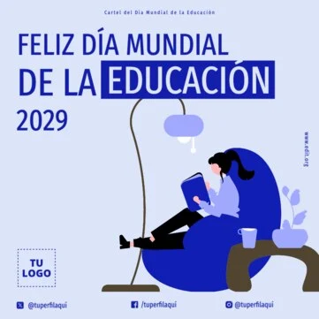 Edita flyers del Día de la Educación
