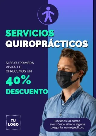 Edita un diseño para quiroprácticos