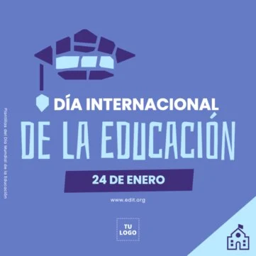 Edita flyers del Día de la Educación