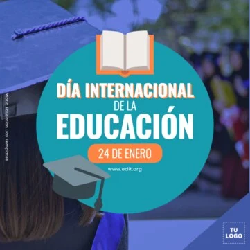 Edita flyers del Día de la Educación