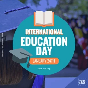 Edit an Education Day flyer