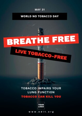 Edit a Tobacco Day poster