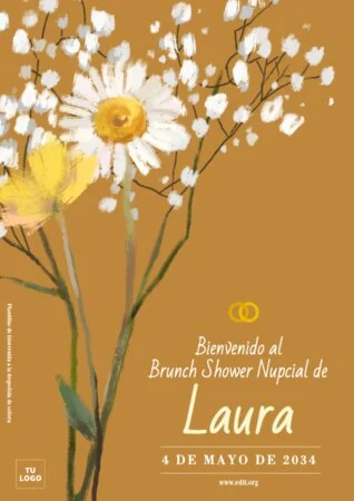 Edita una plantilla para Bridal Shower