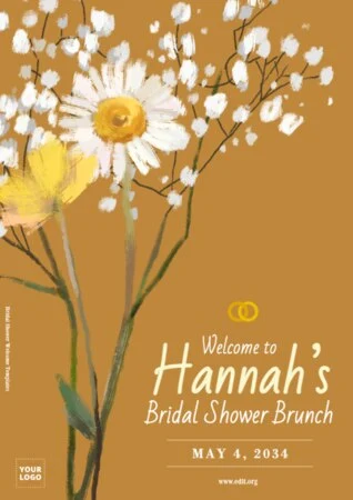 Edit a Bridal Shower template