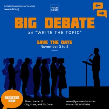 Edit a Debate banner