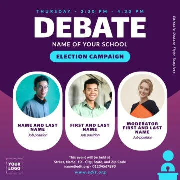 Edit a Debate banner