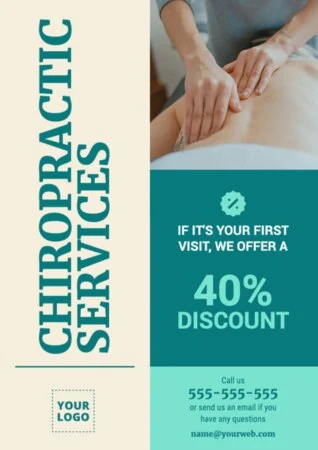 Edit a design for chiropractic services