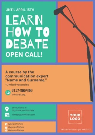 Edit a Debate banner