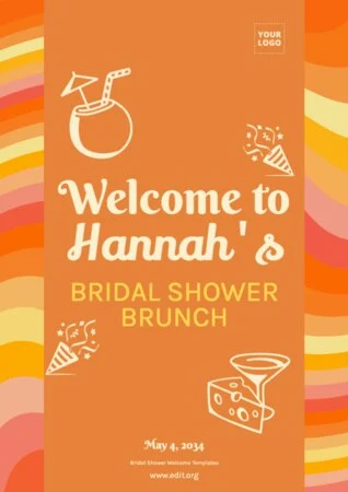 Edit a Bridal Shower template