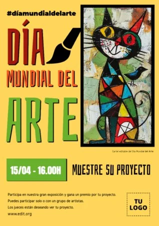 Edita un banner del Día del Arte