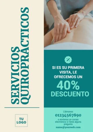 Edita un diseño para quiroprácticos