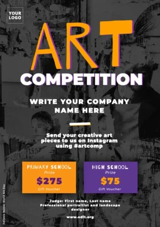Edit a World Painters Day banner