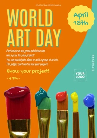 Edit a World Painters Day banner