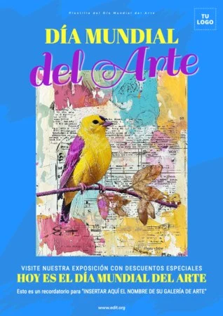 Edita un banner del Día del Arte