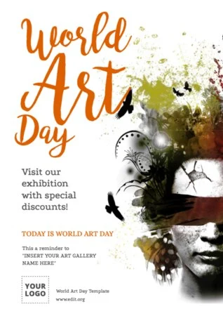 Edit a World Painters Day banner