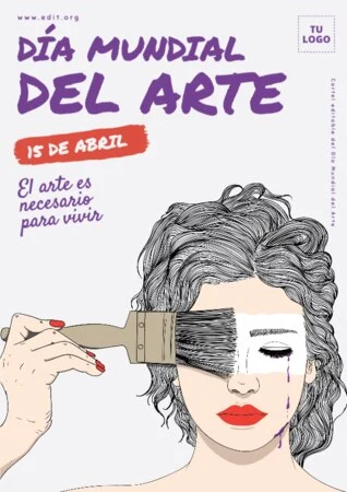 Edita un banner del Día del Arte