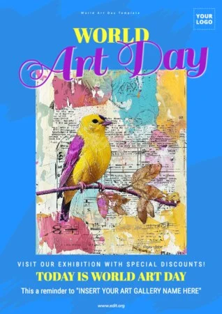 Edit a World Painters Day banner