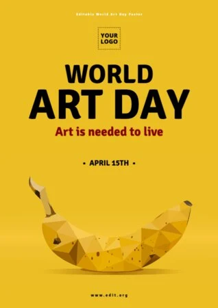 Edit a World Painters Day banner