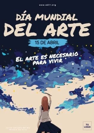 Edita un banner del Día del Arte