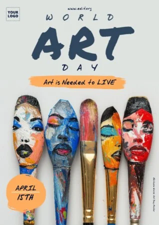 Edit a World Painters Day banner