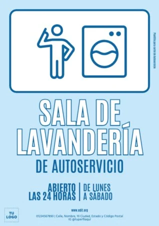 Editar una plantilla para lavanderías