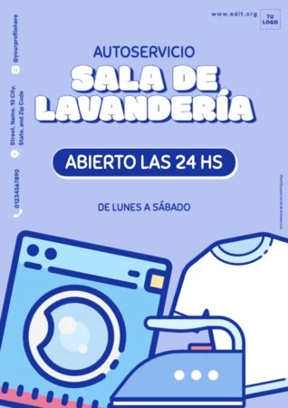 Editar un flyer de limpieza de alfombras