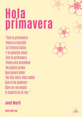 Edita un diseño del Día de la Poesía