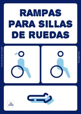 Crea un cartel de entrada o salida
