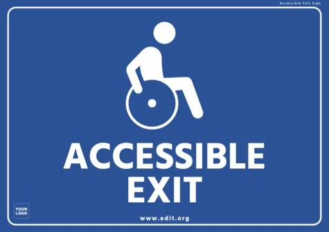 Edit an entry or exit sign