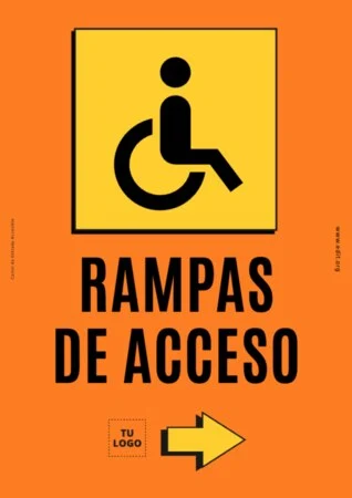 Crea un cartel de entrada o salida