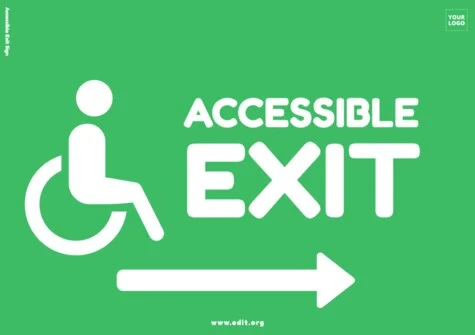 Edit an entry or exit sign