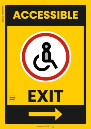 Edit an entry or exit sign