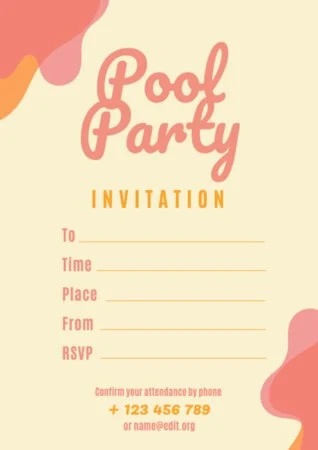 Edit a Pool Party design
