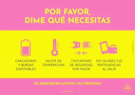Editar una plantilla para Taxis
