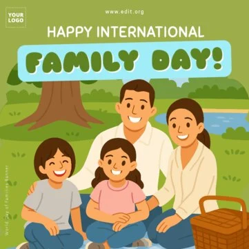 Edit a Day of Families flyer