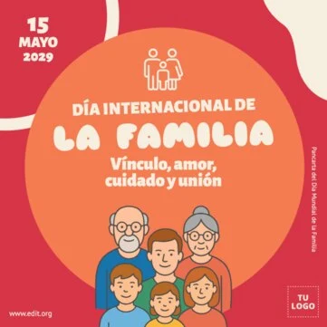 Edita flyers del Día de la Familia
