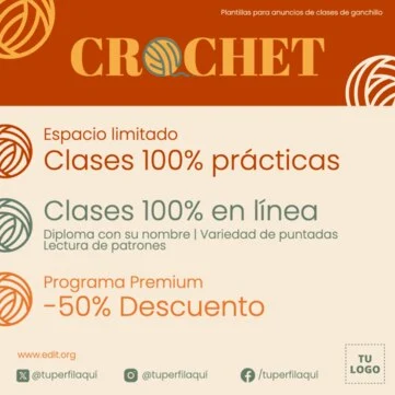 Editar plantillas de clases online