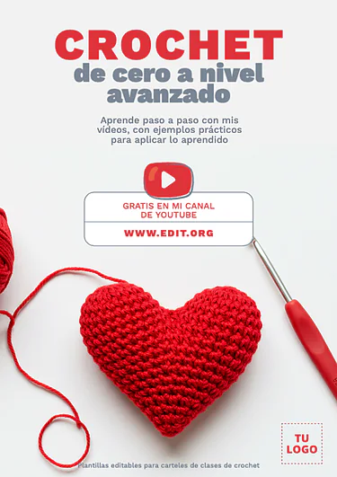 Edita un flyer de Crochet