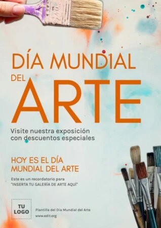 Edita un banner del Día del Arte