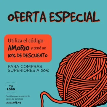 Edita un flyer de Crochet