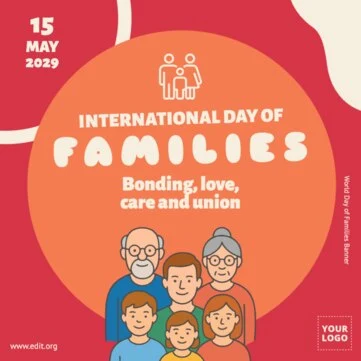 Edit a Day of Families flyer