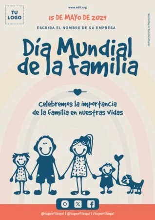 Edita flyers del Día de la Familia