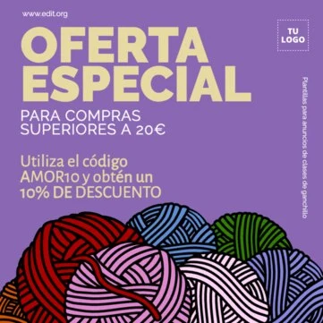 Edita un flyer de Crochet