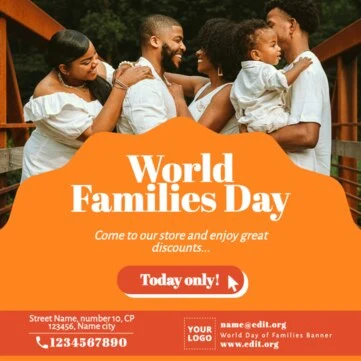 Edit a Day of Families flyer