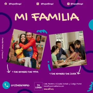 Edita flyers del Día de la Familia