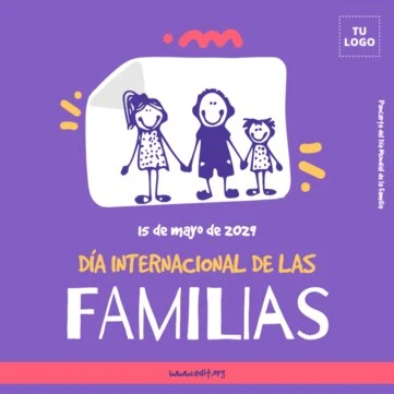 Edita flyers del Día de la Familia