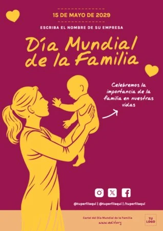 Edita flyers del Día de la Familia