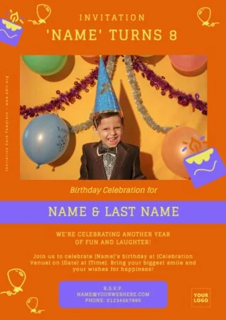 Edit an invitation card